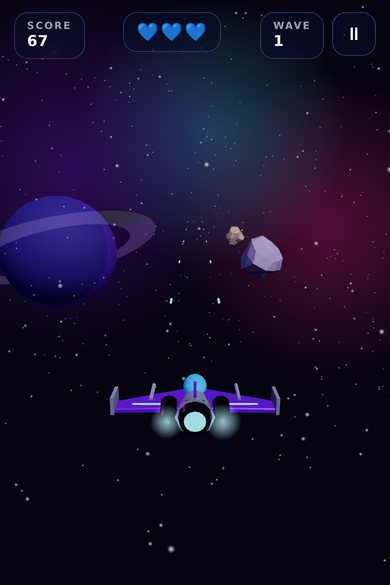 Nova Strike — 3D Space Shooter template preview